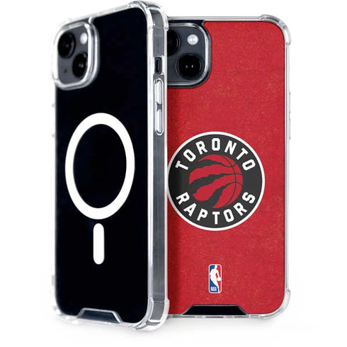 NBA Toronto Raptors Distressed iPhone 15 MagSafe Case